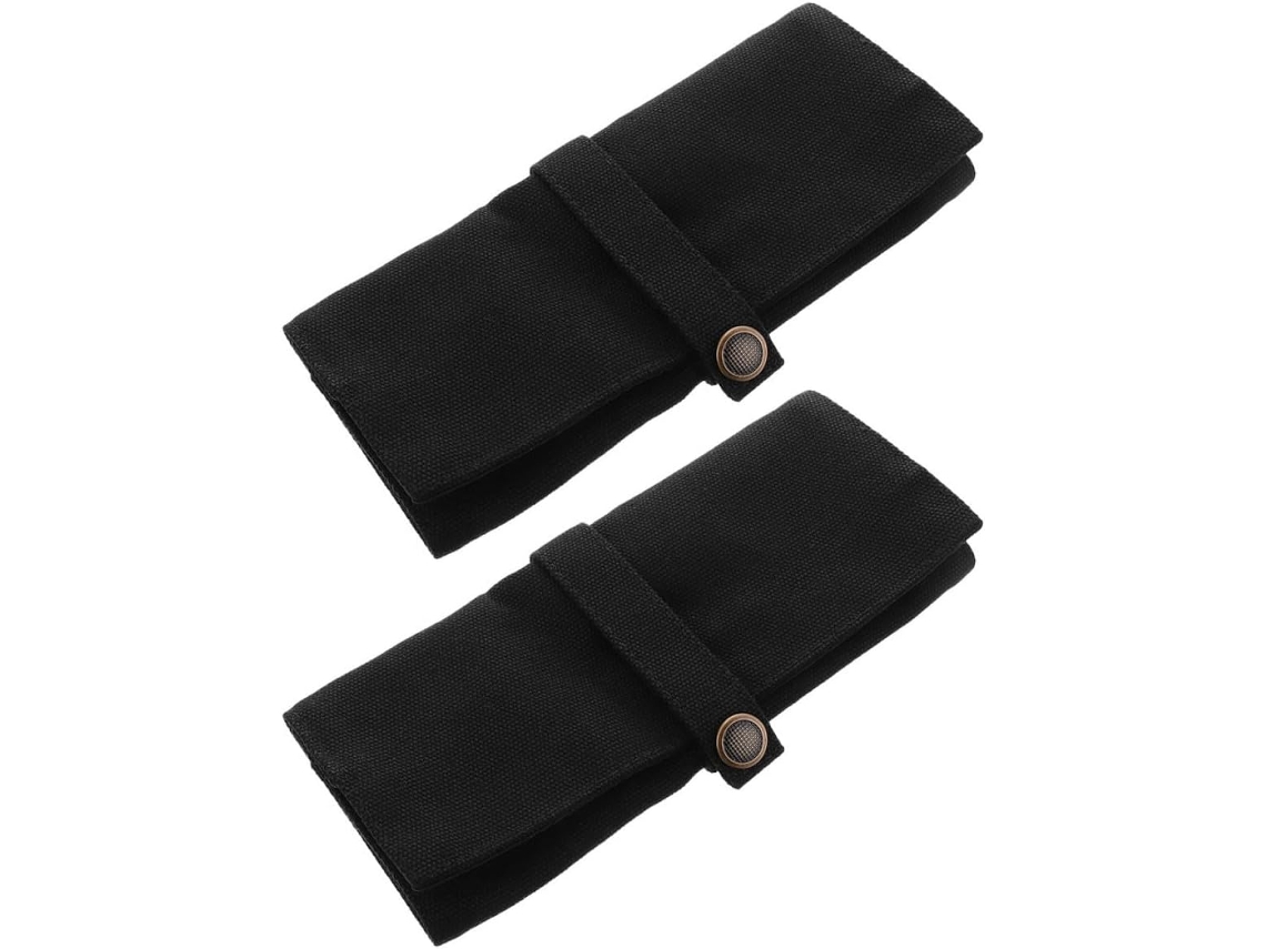Estojo Organizador De Nylon Para Relógios E Pulseiras, Dobrável, Para Viagem (2 Peças).