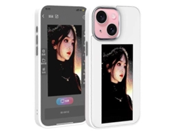 Capa De Celular E Ink Para Iphone 15 Com Tela De 4 Cores E Nfc Inteligente