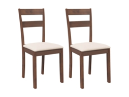 Dining Chair, Dining Chairs Vidaxl Marrom Madeira (n/a)