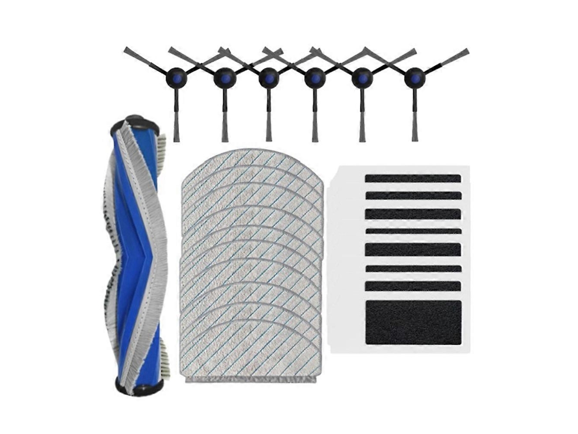 Para Ecovacs Debot N20/n20 Plus/n20 Pro Plus Peças Aspirador Escova Lateral Filtro Hepa Almofada Esfregão Pano Acessórios
