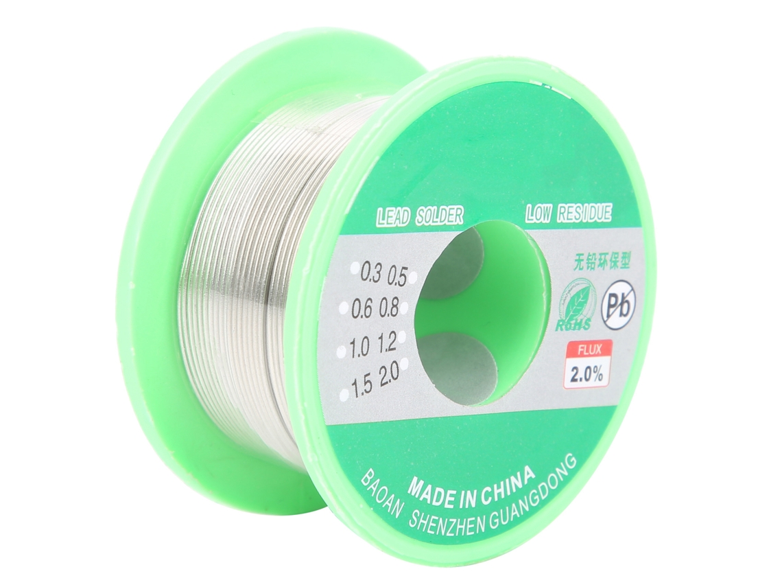 3pcs Fio de Solda de Estanho 0.8mm Ferramenta de Soldagem Elétrica Consumíveis 227℃