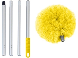 Limpador De Ventilador Teto, Espanador De Microfibra Com Cabo Extensor Para Móveis