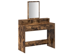 Conjunto 1 Mesa De Vestir Vidaxl Castanho Derivados De Madeira (100 X 41 X 140 Cm)