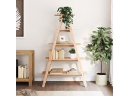 Estante C/ 5 Prateleiras Forma De A 110x40x180,5cm Pinho Maciço Lovely Home