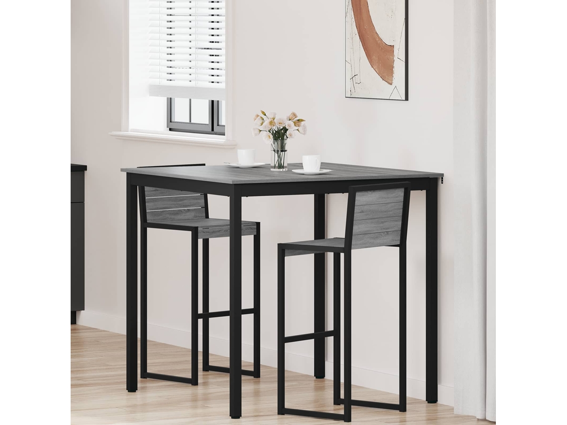 Vidaxl Mesa De Bar Em Pé Madeira Processada