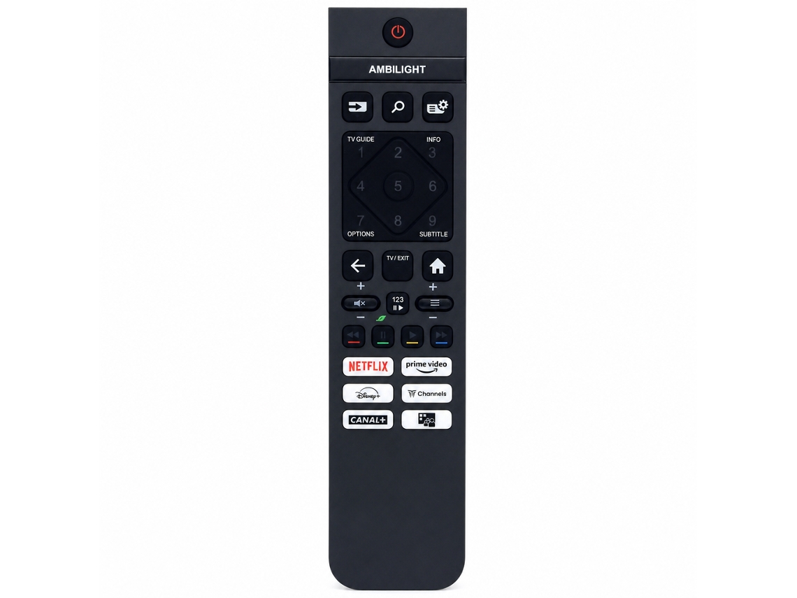 Comando À Distância De Substituição Para Tv Philips Src-3216-06, Retroiluminado, Sem Configuração
