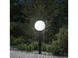 Vidaxl Luminária De Poste Com Tomada, 80 Cm, Preta, Ip44