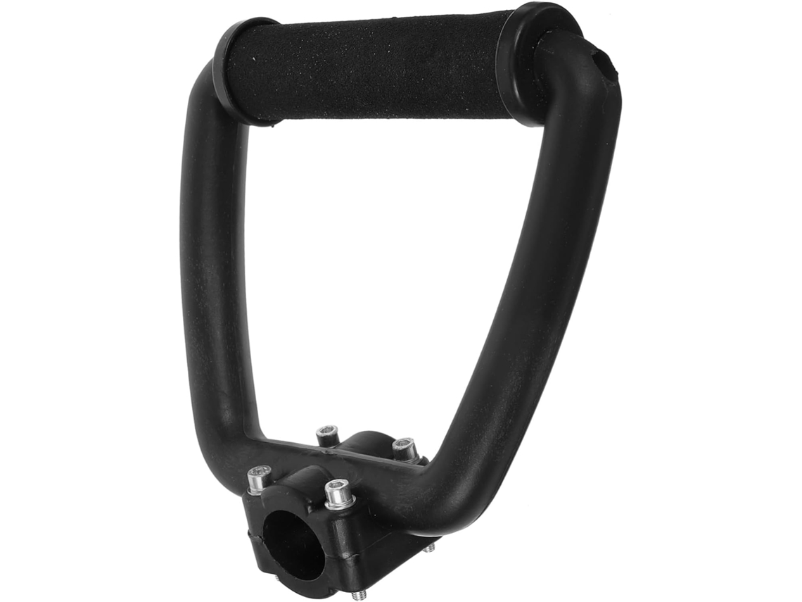 Cortador De Grama Fácil De Manusear Com Cabo De Espuma, Plástico Preto E Prático.