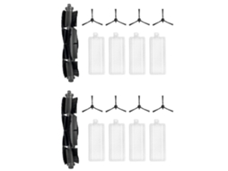 Conjunto De 2 Peças De Reposição Para Tp-link Tapo Rv30 / Rv30 Plus / Rv10 / Rv10 Plus: Escova Lateral Principal Do Filtro Hepa E Acessórios._ptg