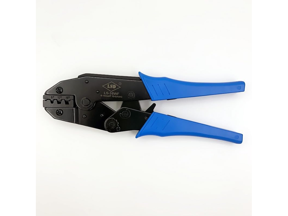 Alicate De Crimpagem Com Catraca Ls-16wf Com Conector Terminal Pré-isolado E Revestido, Awg Mm²