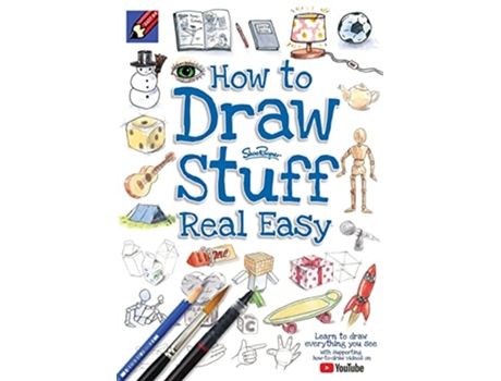 Livro Draw Stuff Real Easy de Shoo Rayner (Inglês)