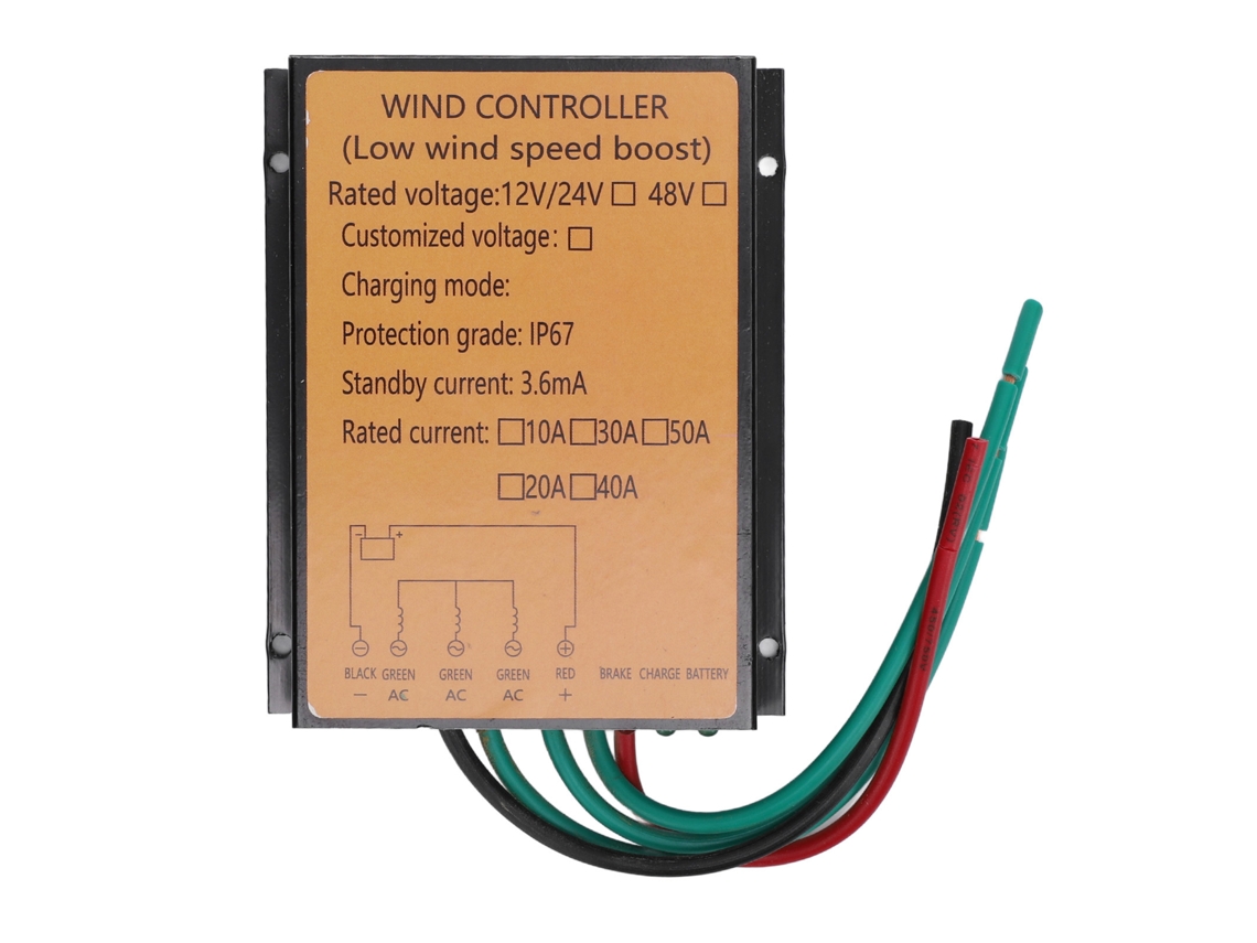 Controlador de Carga Turbina Eólica 400w 12v 24v Ip67 Primerox