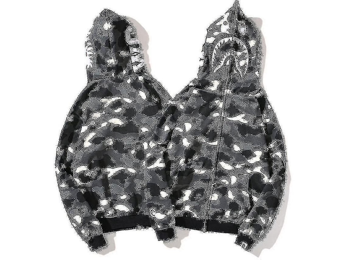 2026 sudadera com Zíper Solto Camuflagem para Menino Sudadera com Capuz