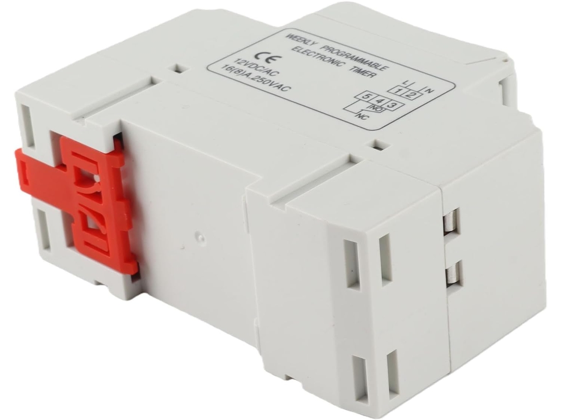 Interruptor Temporizador Em Abs Com Visor Lcd