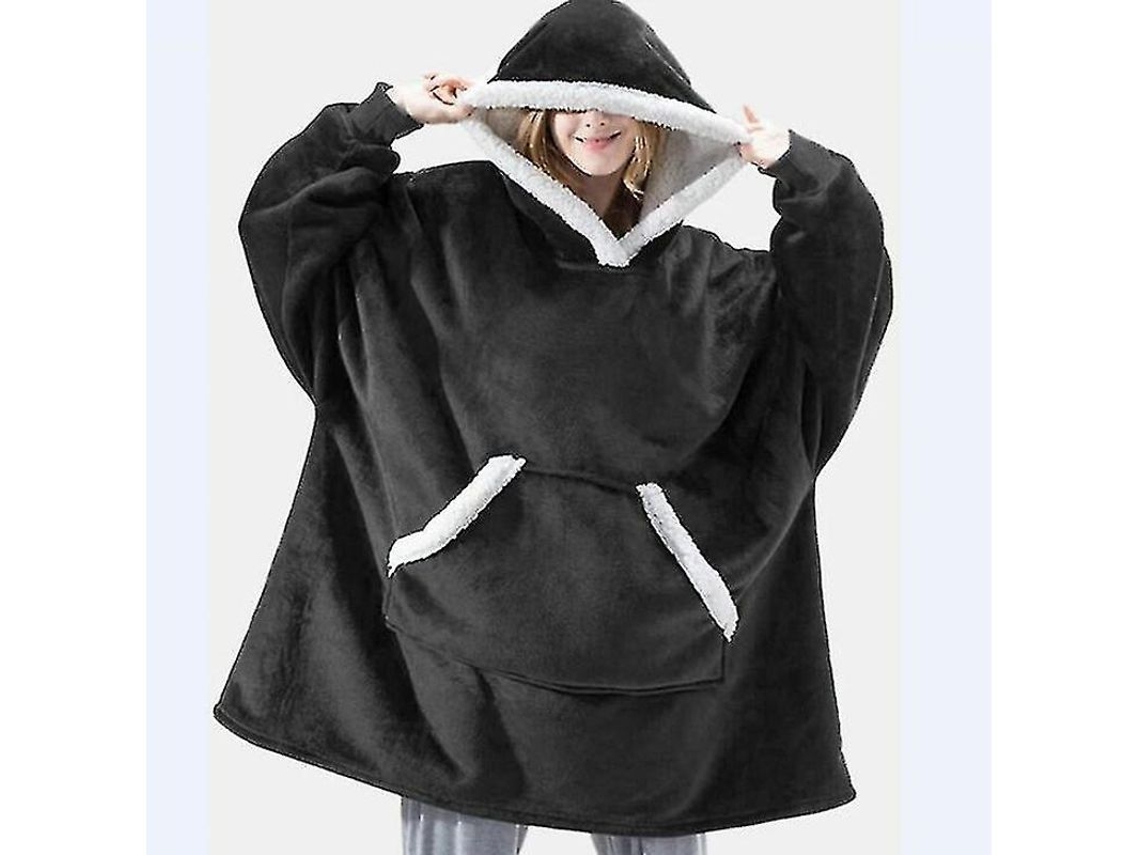 2026 pijama Grosso de Lã para Mulher com Capuz e Bolso Óculos Suave e Quente para Casa