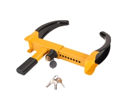 Abraçadeira de Segurança para Roda Bloqueio Pneu 180 270 Mm Trava Antifurto Carro com 6 Chaves Proteção Revestimento Pvc Veículos, Caravanas, Suvs