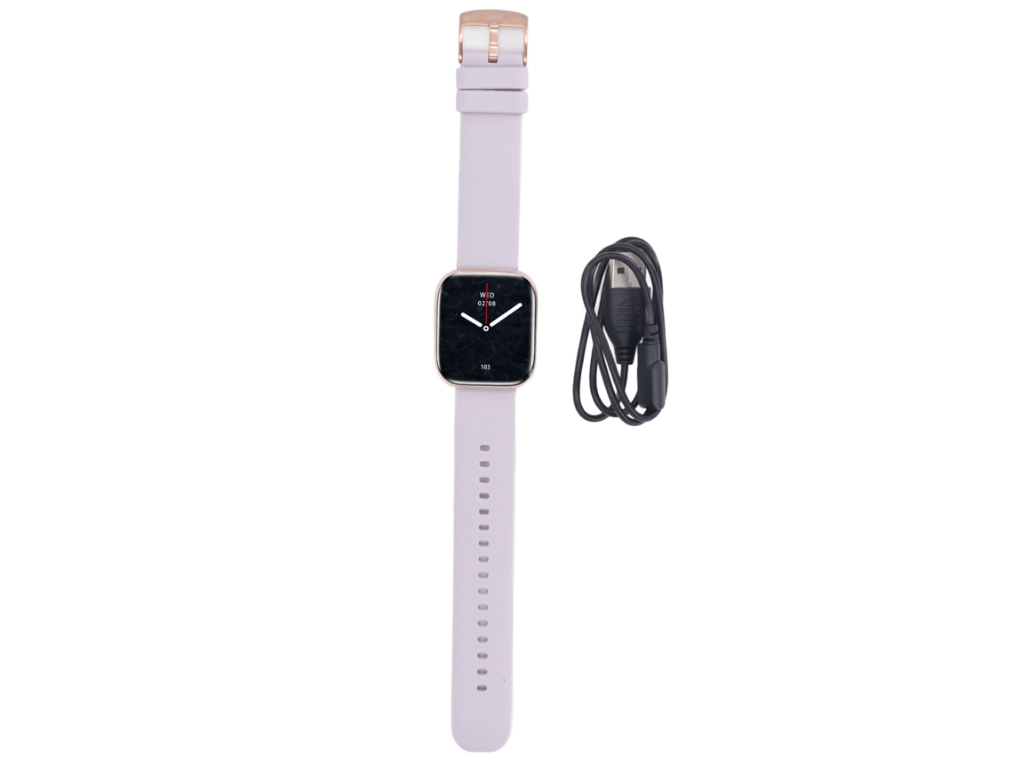Relógio Inteligente 1.75 Polegadas Ip68 Impermeável Monitor de Sono Fitness Tracker para Ios e Android Roxo