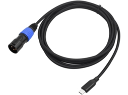 Cabo Usb-c Para Xlr Macho De 3 Pinos Tipo C Mesas Mixagem,