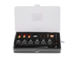 Kit de acessórios para tocha de solda: Copos de vidro, bicos e pinos de tungstênio para WP9/20
