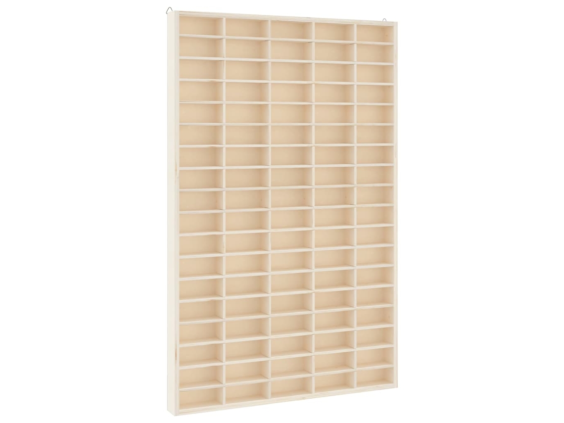 Armário expositor de parede VIDAXL Marrom Madeira (50.5 x 4.5 x 79 cm)