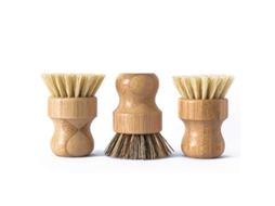 Nova Line escova de Bambu Natural para Pratos com Cerdas Vegetais 3unidades Umr