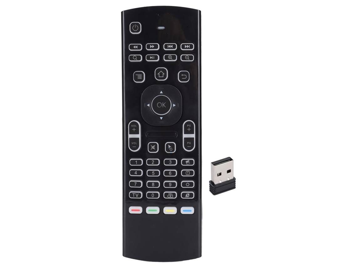 Mando a distancia inalámbrico portátil con retroiluminación para Windows y Android, universal para TV y PC | S/MARCA