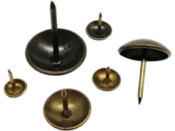 50 Peças De Tachas Estofamento Em Latão Antigo, Tachas Para Móveis, Caixas De Joias, Caixas Para Sofás, Tachinhas