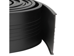 Vidaxl Vedação Da Porta Da Garagem Preto 70 X 6 Mm 4,5 M Pvc