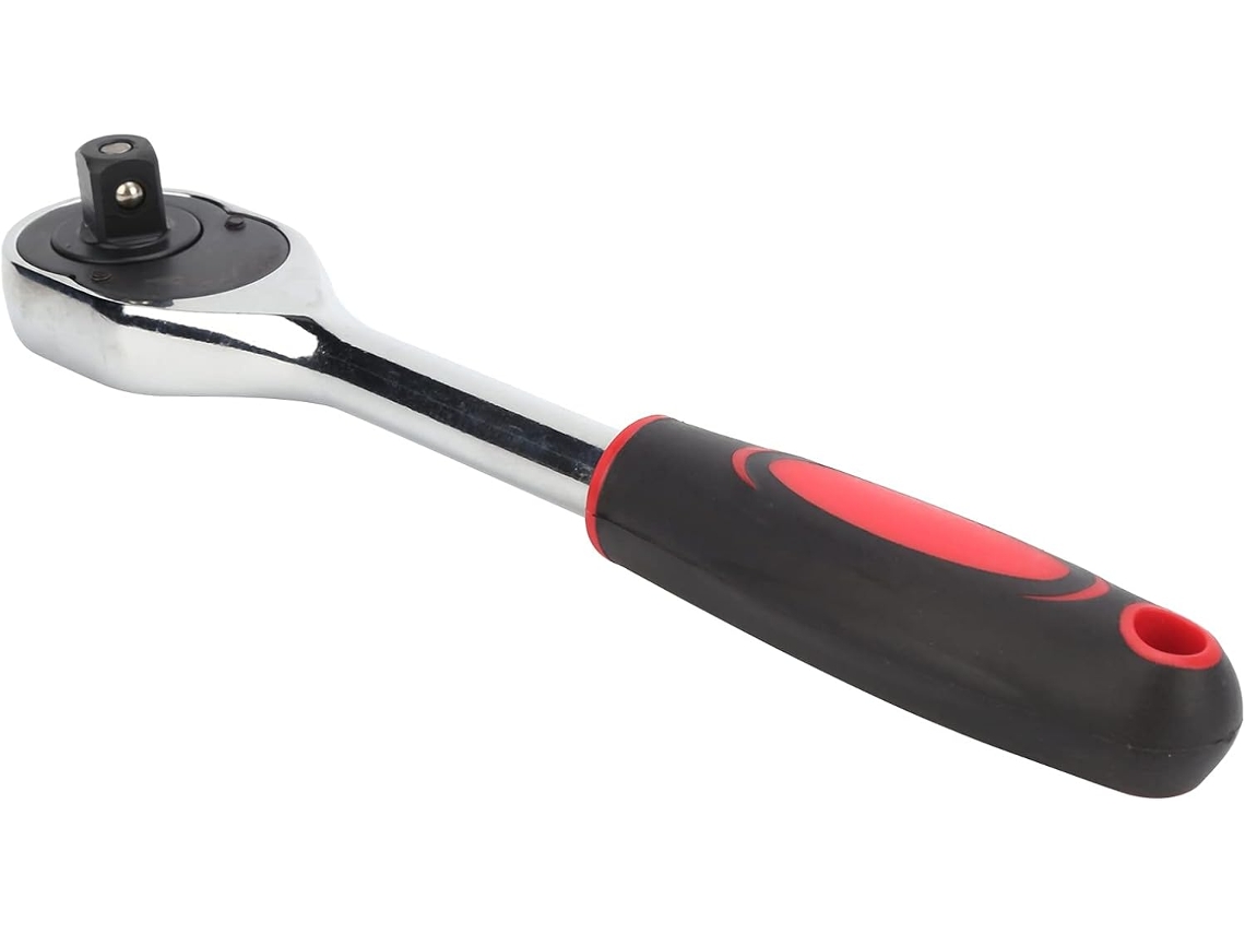 Chave De 1/2 Com 24 Manual Para Em Aço Cabo Reto E Preto, 253 Mm, 1