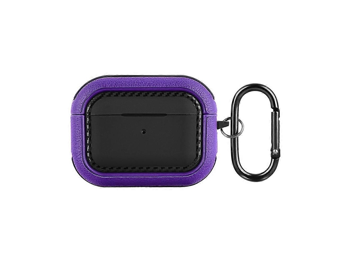 Capa protetora para fones de ouvido AirPods Pro com textura de couro. GIECY