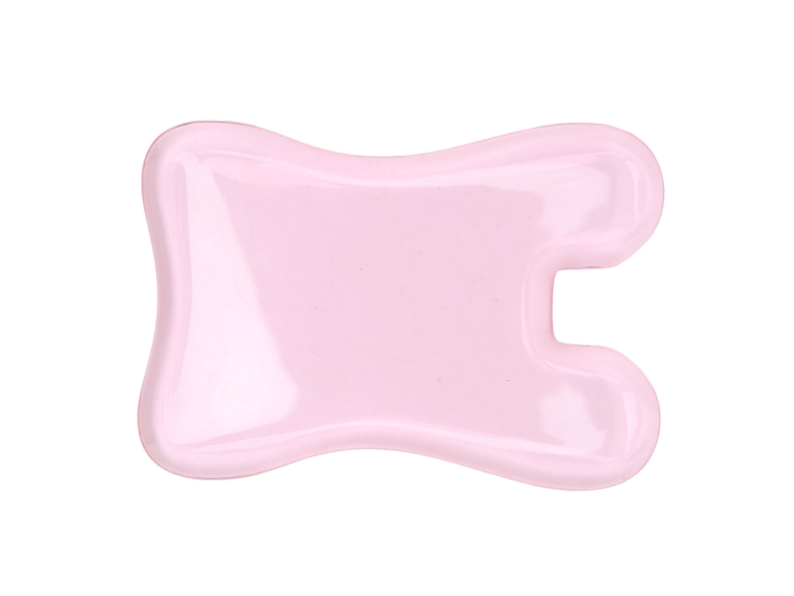 Tabla De Raspe Facial De Cristal Rosa Para Ojos, Elimina Ojeras Y Reduce Hinchazón