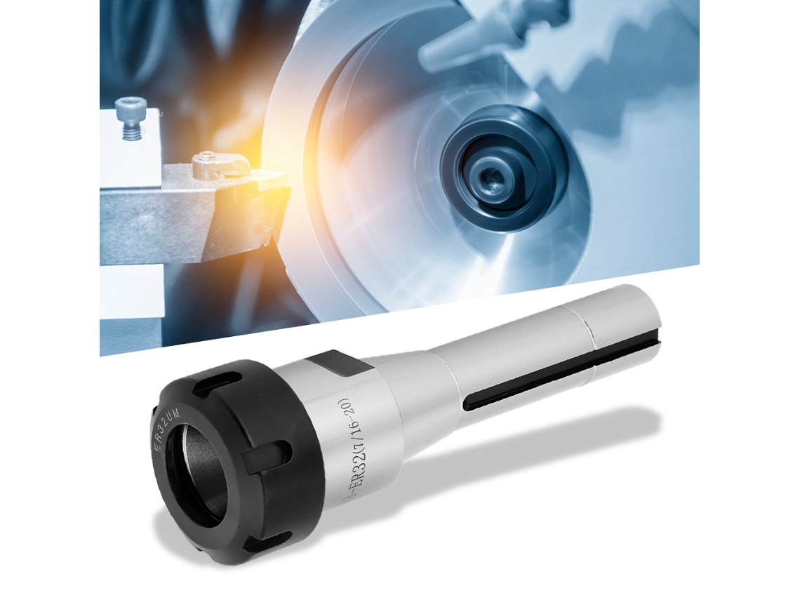 Laxiscreed Colar R8-er32 Para Cnc E Torno, Fixação Rápida E Segura