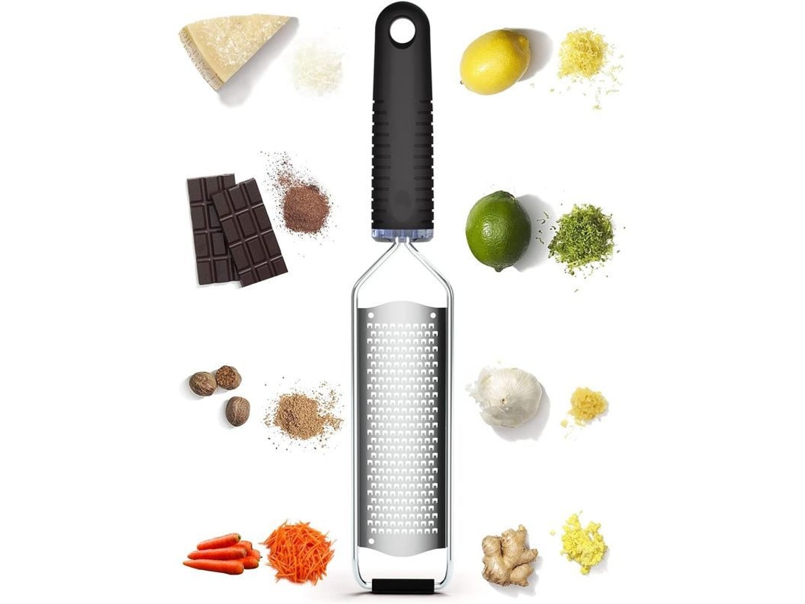 Rallador De Acero Inoxidable Premium Clásico Para Queso Duro, Jengibre, Chocolate Y Cítricos