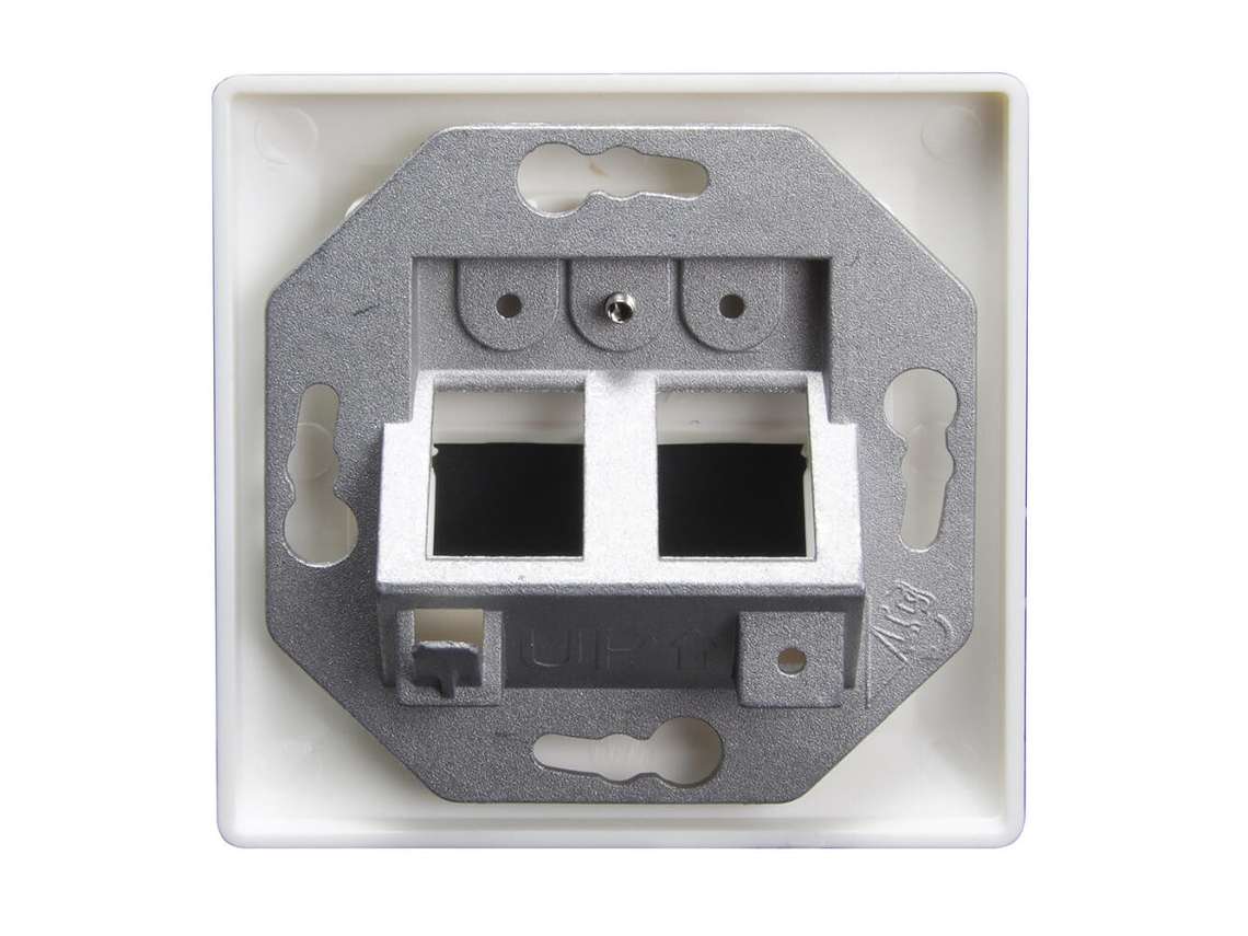 Tomada de Parede Keystone Cat6 Angular BRILVIBERA