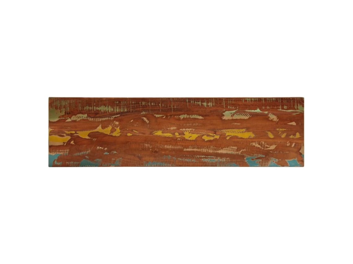 Vidaxl Tampo De Mesa Retangular 100x40x2,5cm Madeira Recuperada Maciça