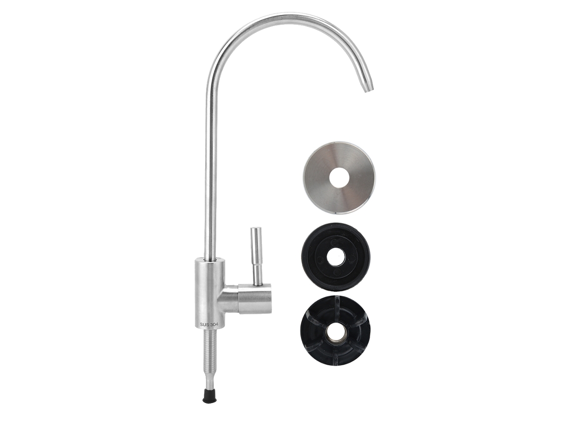 Torneira Misturadora De Cozinha, Misturador Para Lavatório, Aço Inoxidável, G1/4 Polegadas, Purificador De Água