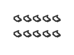 10 Peças De Clips De Apoio Para Cartão Riser Pcie Adaptador Clip Usb3.0 Fixação Segura Durável Preto
