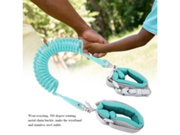 Primerox pulseira Anti perda para Bebê com Fechadura de Chave 2m Segura Infantil Verde