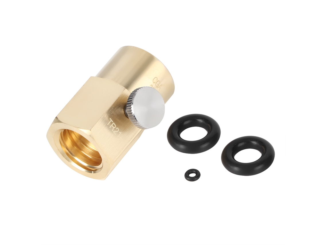 Adaptador de Recarga de Co2 CGA320 para TR21.4 | S/MARCA