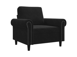 Sofa Chair, Sofa Chairs Vidaxl Preto Veludo (n/a)