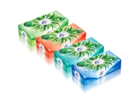 Elfi, Fantasia Aloe Barbas Lenços Higiênicos, 90 Unidades
