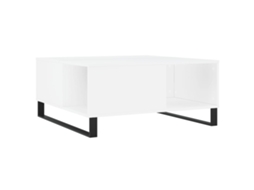 Mesa de Centro Derivados de Madeira Branco MAISON EXCLUSIVE (80x80x36,5 cm)