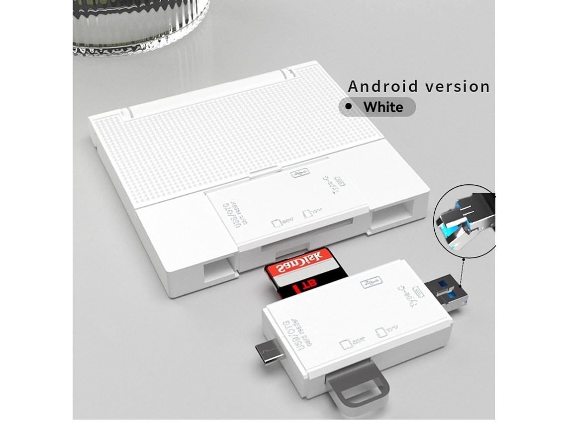 Lurelia Leitor De Cartões Usb-c/usb Sd/tf Para Android