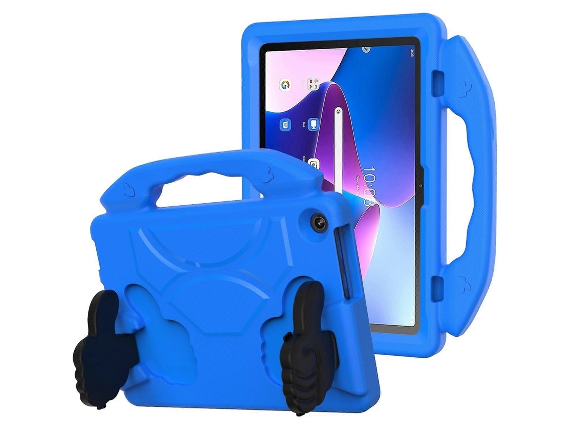 Capa Para Tablet Lenovo Tab M10 3ª Geração 10.1 Tb-328 Com Suporte Para Polegar E Proteção Contra Impactos Em Eva.