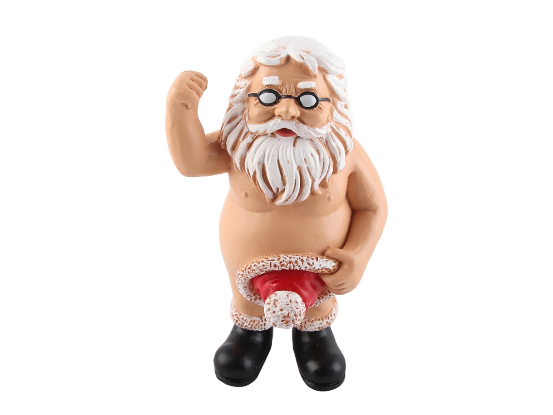 Figurina de Papai Noel Resina S/MARCA