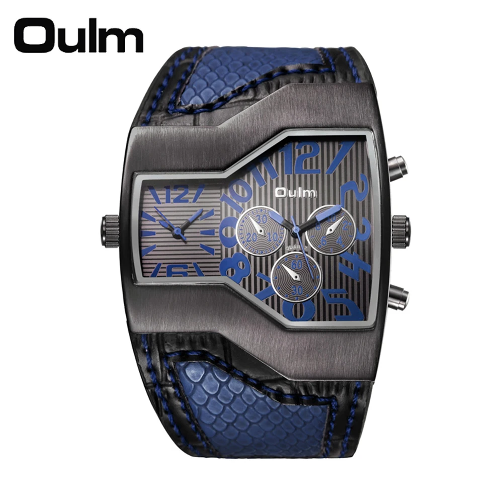 Relógio de Quartzo Militar de Luxo Masculino MDUG (azul)