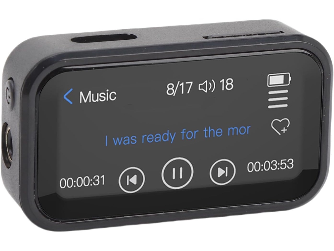 Leitor De Mp3 Bluetooth, Tela Sensível Ao Toque 1,47 Polegadas, 32 Gb