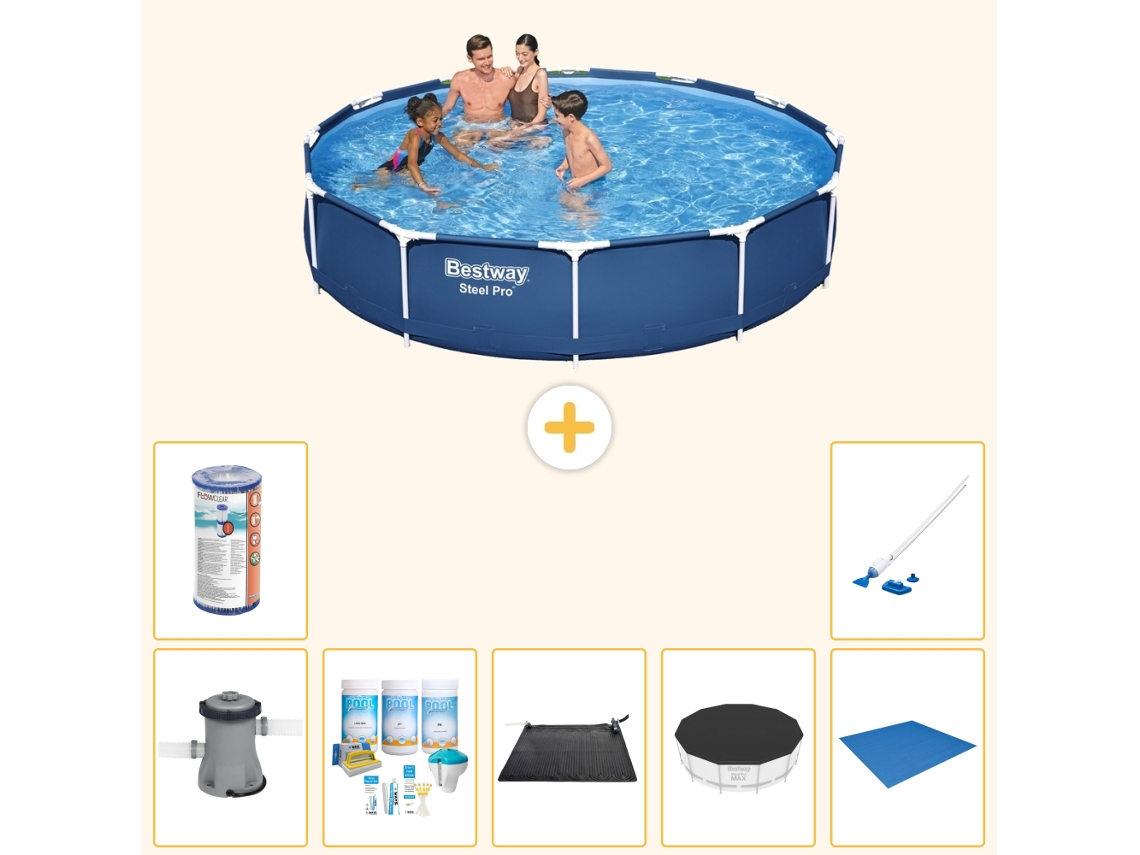 Bestway Piscina Bestway Steel Pro Redonda - 366x76 Cm - 8-peças S21593