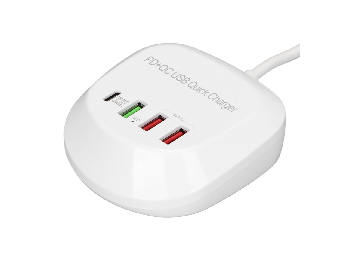 Carregador Usb 4 portas LAXISCREED Pd Qc3.0