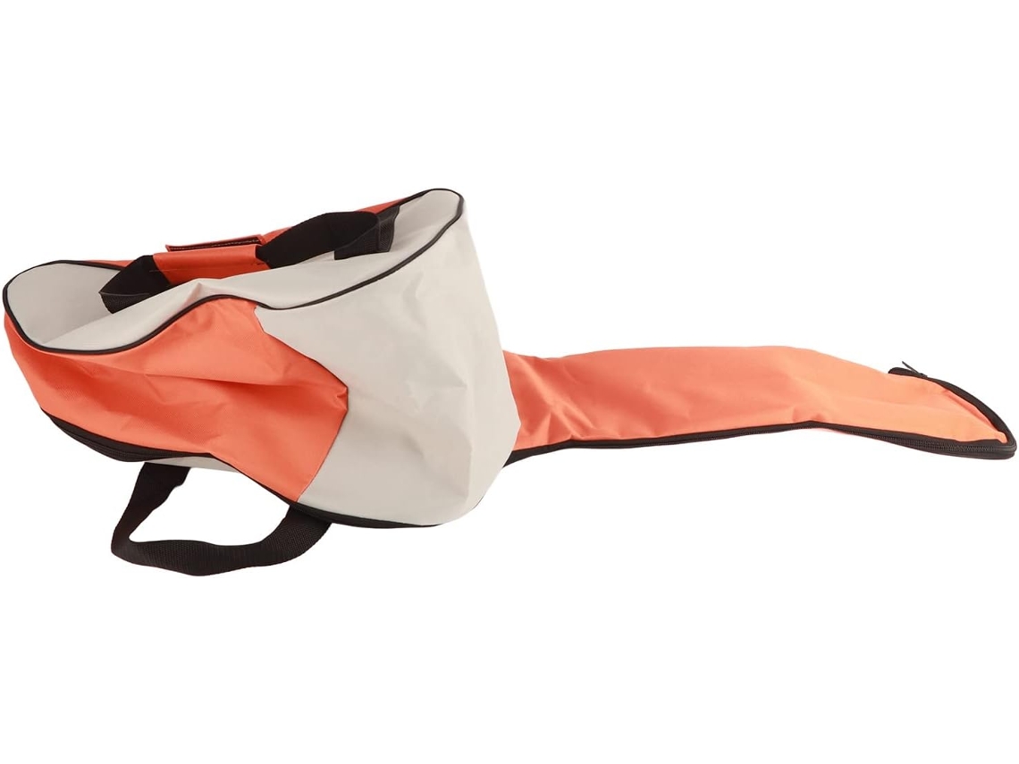 Bolsa para guardar motosserra e cortador de grama em tecido Oxford com altura para ombro, laranja.